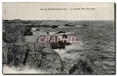 Cartes postales Le Croisic (Loire inf) La Grande Cote vers Batz