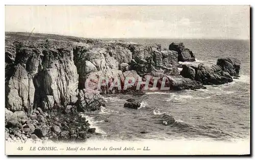 Cartes postales Le Croisic Massif des Rochers du Grand Autel