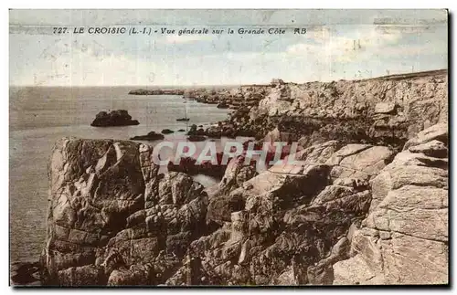 Cartes postales Le Croisic (Loire Inf) Vue generale sur la Grande Cote