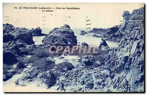 Cartes postales Le Pouliguen (Loire Inf) Cote de Penchateau Le Chaos