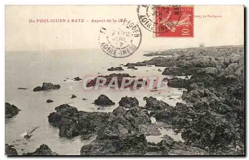 Cartes postales Du Pouliguen a Batz Aspect de la Cote