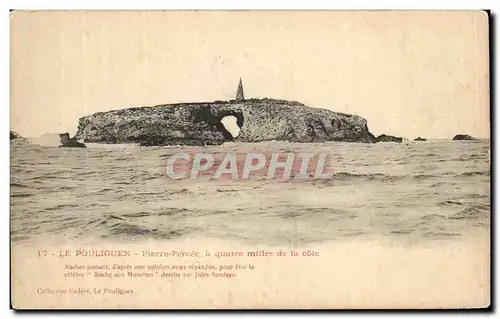 Cartes postales Le Pouliguen Pierre Percee a quatre milles de la cote