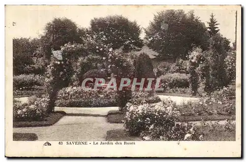 Ansichtskarte AK Saverne Le Jardin des Roses