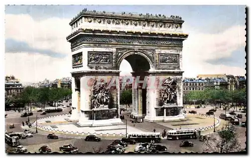 Cartes postales Paris l arc de triomphe de I Etoile