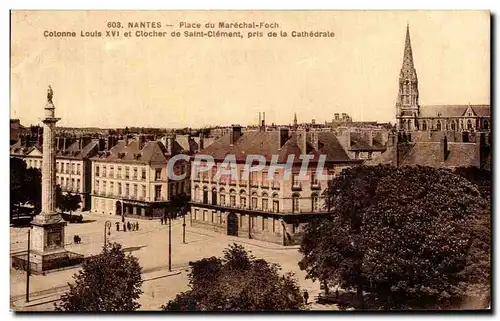 Cartes postales Nants Place du Marechal Foch