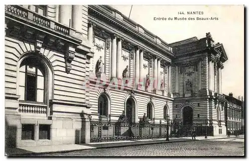 Cartes postales Nantes Entree du Musee des Beaux Arts