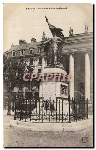 Cartes postales Nantes Statue de Villebois Mareuil