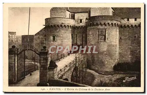 Cartes postales Nantes L Entree du Chateau de la Duchesse Anne