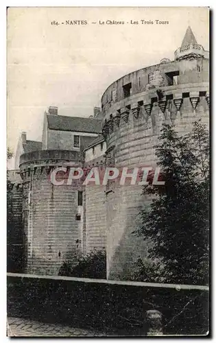 Cartes postales Nantes Le Chateau Les Trois Tours