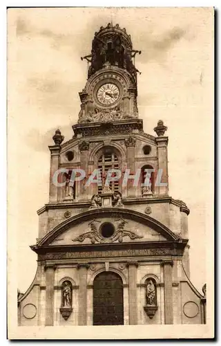 Cartes postales Nantes Eglise Sainte Croix Le beffroi