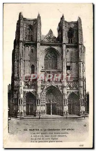 Cartes postales Nantes La Cathedrale (XV e siecle)