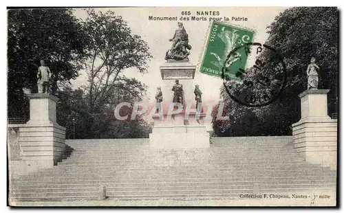 Ansichtskarte AK Nantes Monument des Morts pour la Patrie