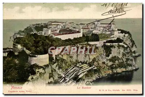 Cartes postales Monaco Le Rocher