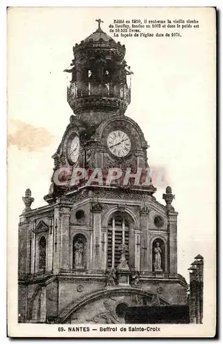 Cartes postales Nantes Beffrol de Sainte Croix