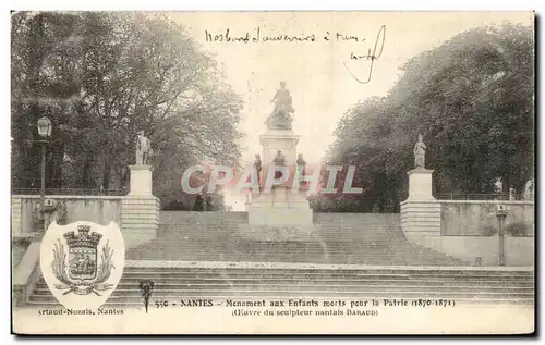 Cartes postales Nantes Monument aux Enfants Morts Pour la Patrie