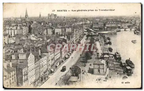 Cartes postales Nantes Vue generale Prise du Transbordeur