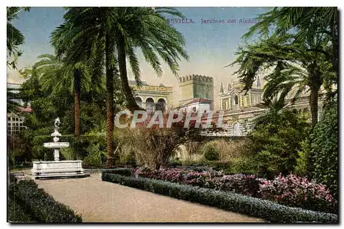 Cartes postales Sevilla Jardines del Alcazar