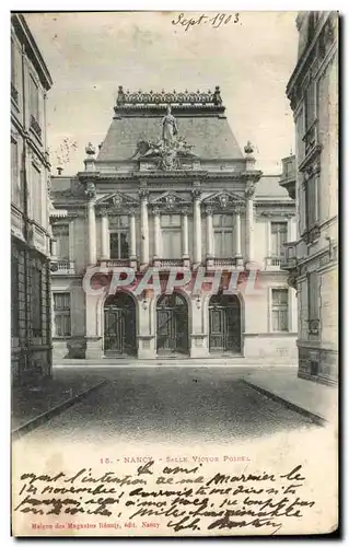 Cartes postales Nancy Salle Victor Poirel