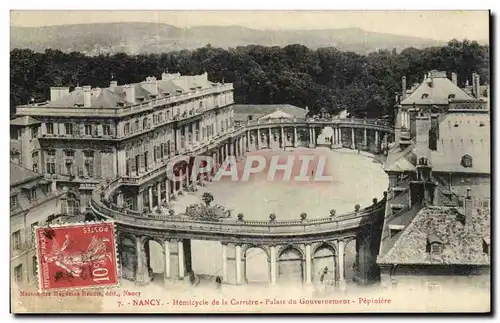 Cartes postales Nancy Hemicycle de la Carriere Palais Gouvernement