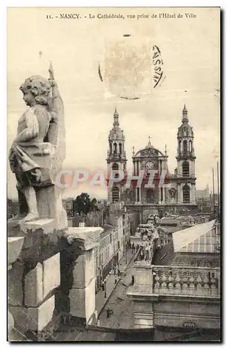 Ansichtskarte AK Nancy La Cathedrale Vue Prise de L Hotel de Ville