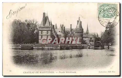 Ansichtskarte AK Chateau De Maintenon Facade Meridionale