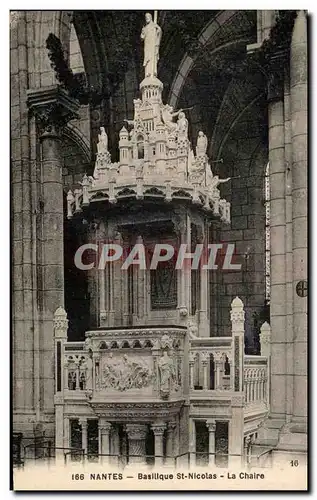 Cartes postales Nantes Basillque St Nicolas La Chaire