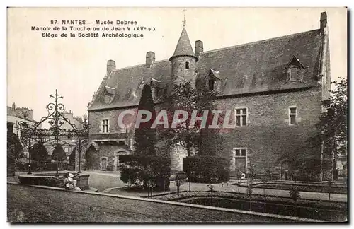 Ansichtskarte AK Nantes Musee Dobree Manoir de la Touche ou de Jean V