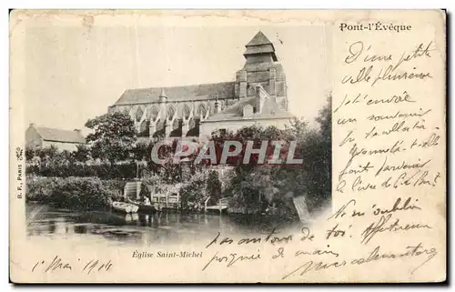 Ansichtskarte AK Pont L Eveque Saint Michel Eglise