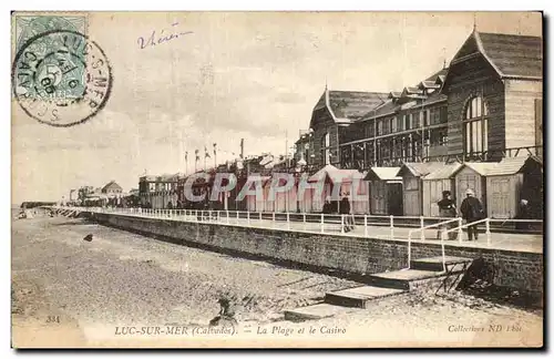 Cartes postales Luc Sur Mer La Plage et le Casino