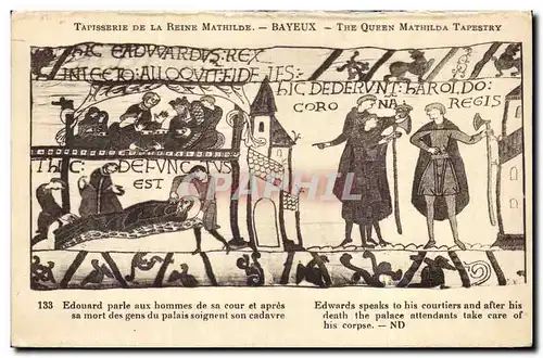 Cartes postales Tapisserie De La Reine Mathilde Bayeux The Queen Mathilda Tapestry