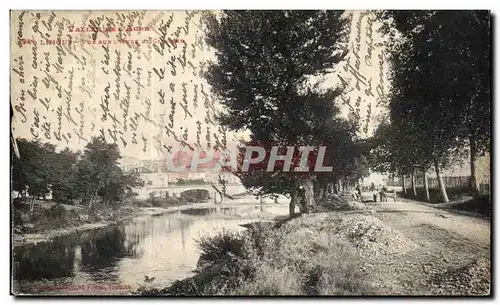 Cartes postales Vallee de l Aude Limoux Vue sur l Aude et le clocher