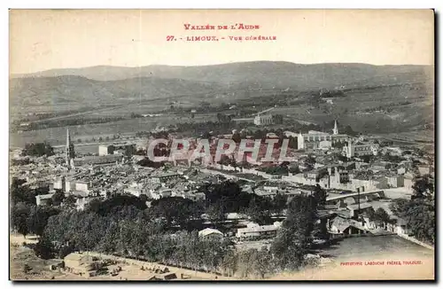 Ansichtskarte AK Vallere De L Aude Limoux Vue generale