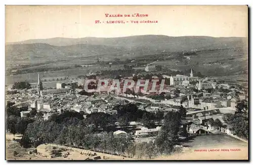 Cartes postales Vallere De L Aude Limoux Vue generale