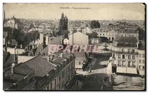 Ansichtskarte AK Troyes Vue panoramique