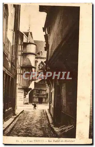 Cartes postales Le Vieux Troyes Rue Paillot de Montabert