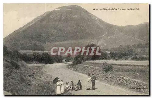 Cartes postales Le Puy de Dome Vue du Sud Est