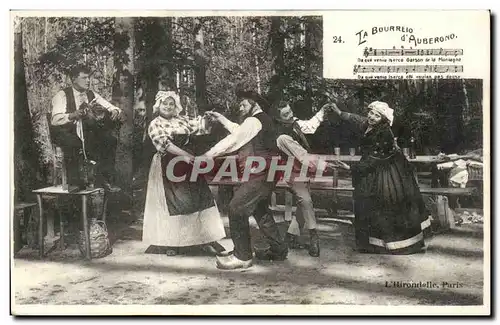 Ansichtskarte AK La bourre d Auvergne Vendeix Folklore Costume