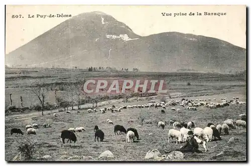 Cartes postales Le Puy de Dome Vue Prise de la Baraque Moutons