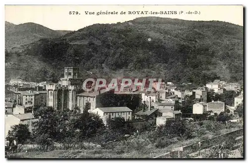 Cartes postales Vue generale de Royat les Bains