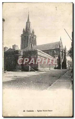 Cartes postales Calais Eglise Notre Dame