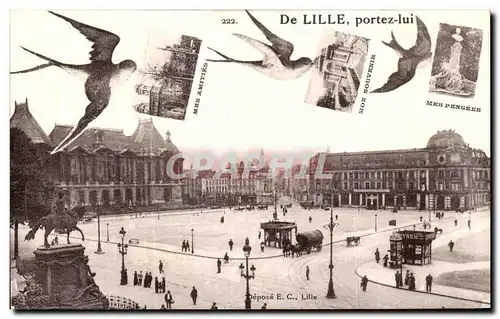 Cartes postales Lille Hirondelles