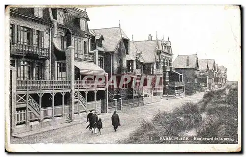 Cartes postales Paris Plage Boulevard de la Mer