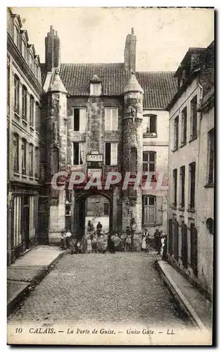 Cartes postales Calais La Porte de Guise Enfants