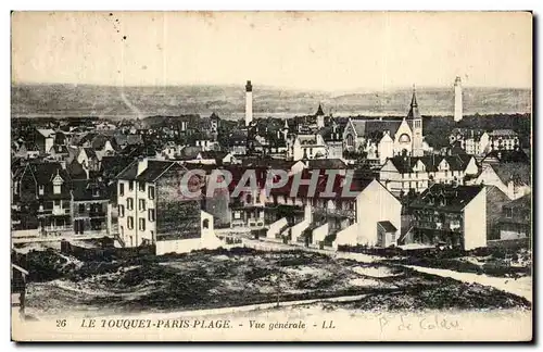 Cartes postales Le Touquet Paris Plage Vue generale