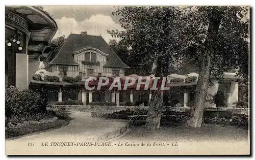 Cartes postales Le Touquet paris Plage le Casino de la Forel