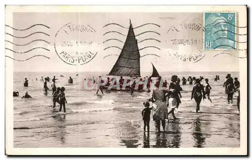 Cartes postales Paris Plage L heure du Bain