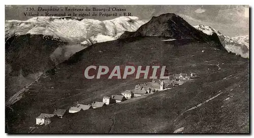 Ansichtskarte AK Dauphine Environs du Bourg d Oisans Villard Reymond et le signal de