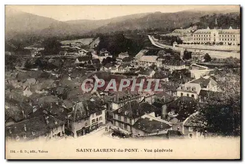 Cartes postales Saint Laurent du Pont Vue generale