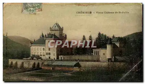 Ansichtskarte AK Cremieu Vieux chateau de St Jullin