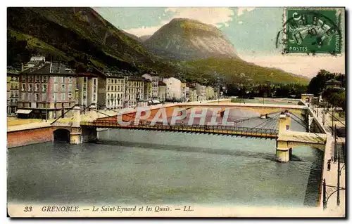 Ansichtskarte AK Grenoble Le Saint Eynard et les quais